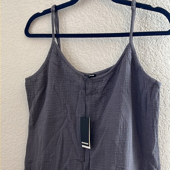 MONROW Easy Romper In gray - Picture 4 of 8